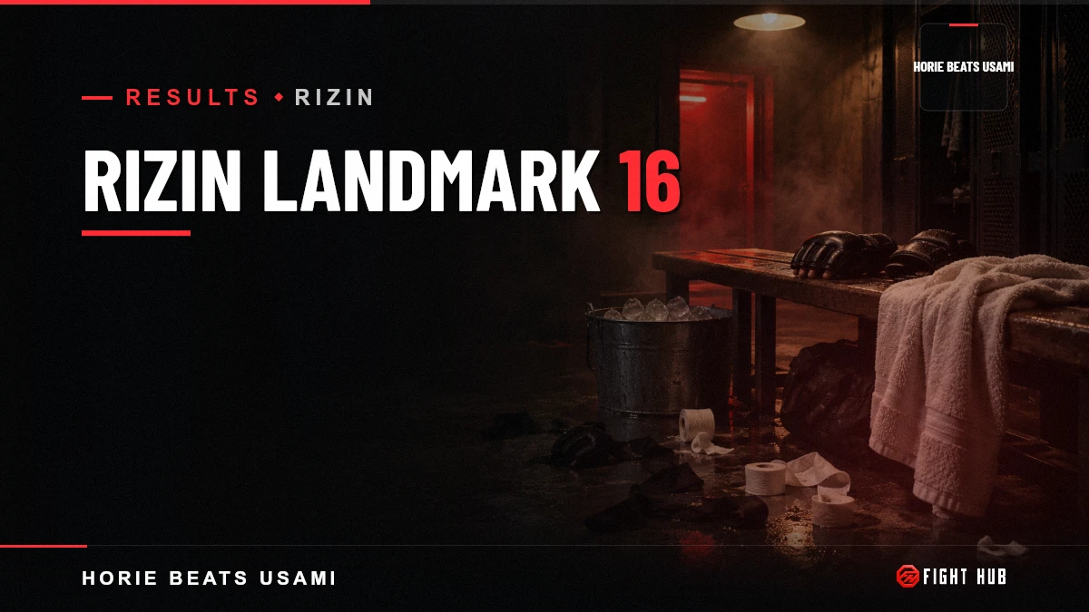 RIZIN LANDMARK 16 — FightHub