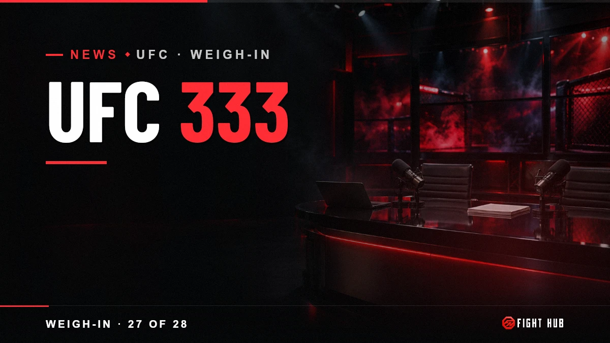 UFC 333 — FightHub