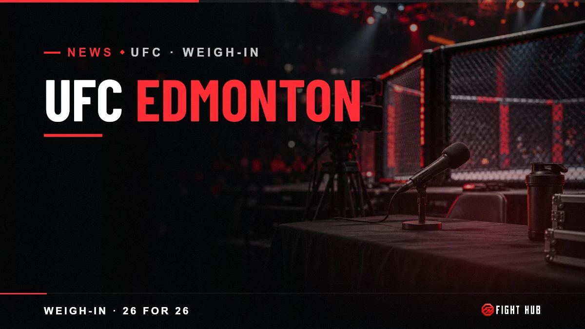 UFC Edmonton — FightHub