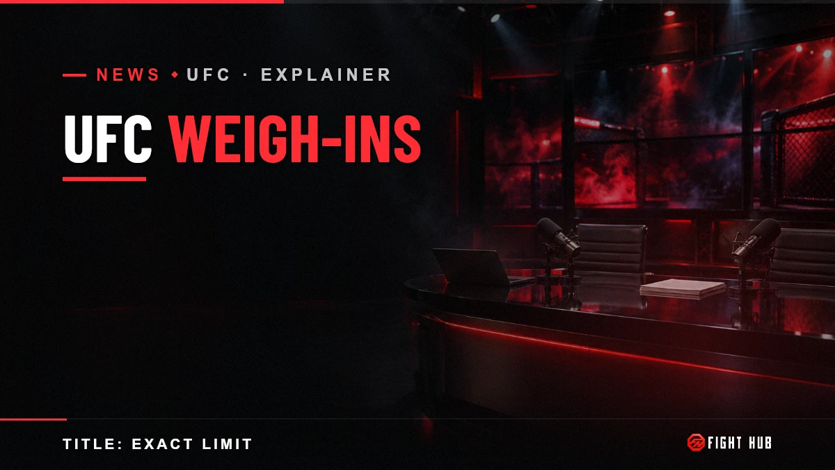 UFC WEIGH-INS — FightHub