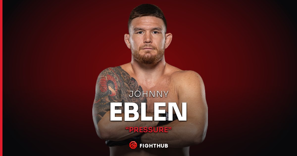 Killogram Hub Johnny Eblen “PRESSURE” | Peso medio 18-1-0 - Fight Hub